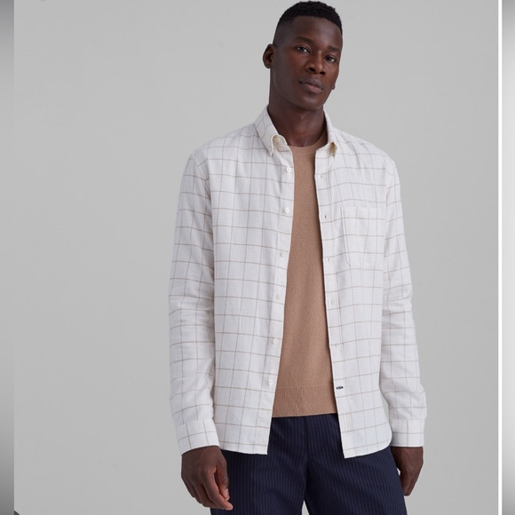 Club Monaco Brushed Flannel shirt XL Slim Fit. Like new! 😎 - Picture 1 of 6